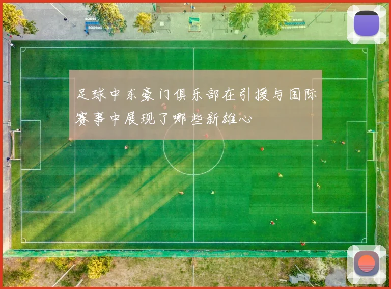 足球中东豪门俱乐部在引援与国际赛事中展现了哪些新雄心