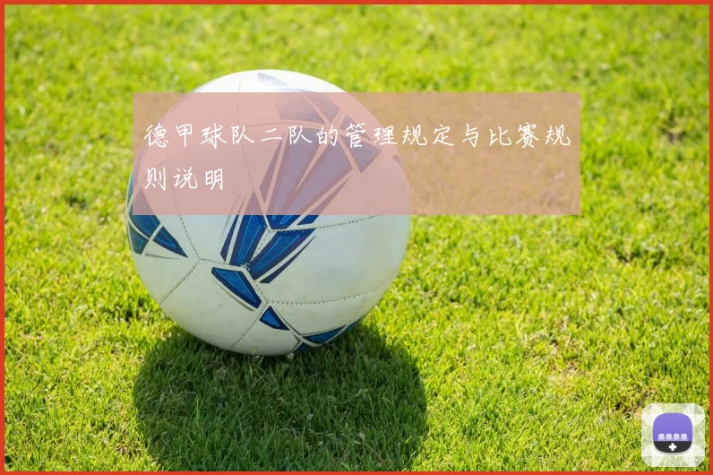德甲球队二队的管理规定与比赛规则说明